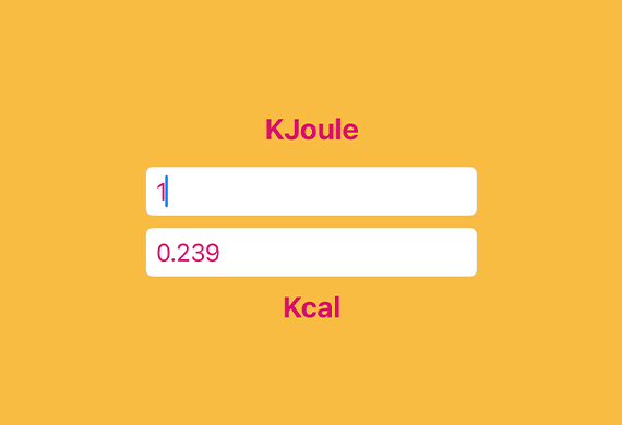 KJoule Kcal