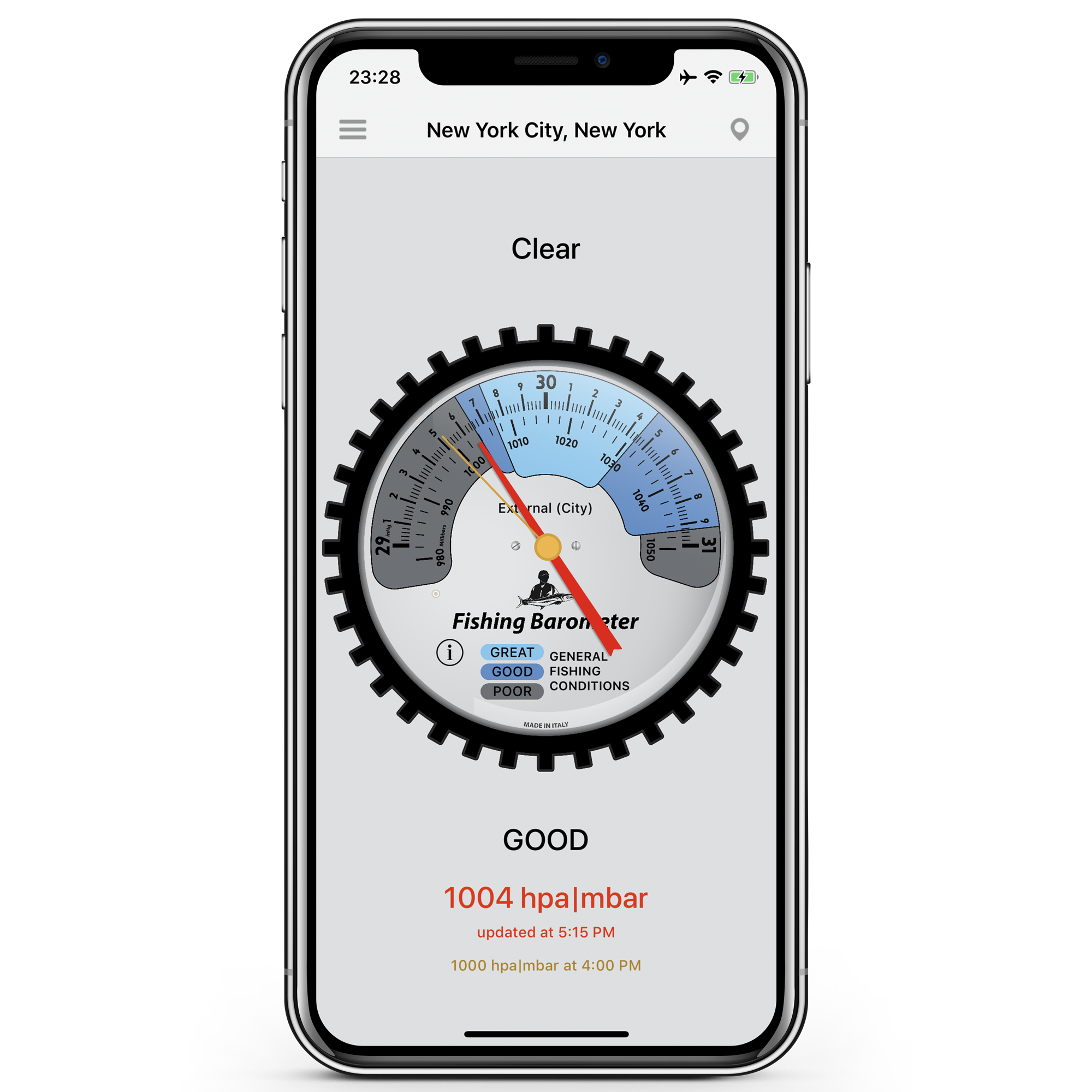 Barometric Pressure App For Fishing